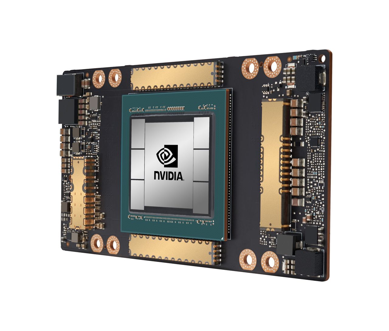 Nvidia AI 加速卡模组产品特写